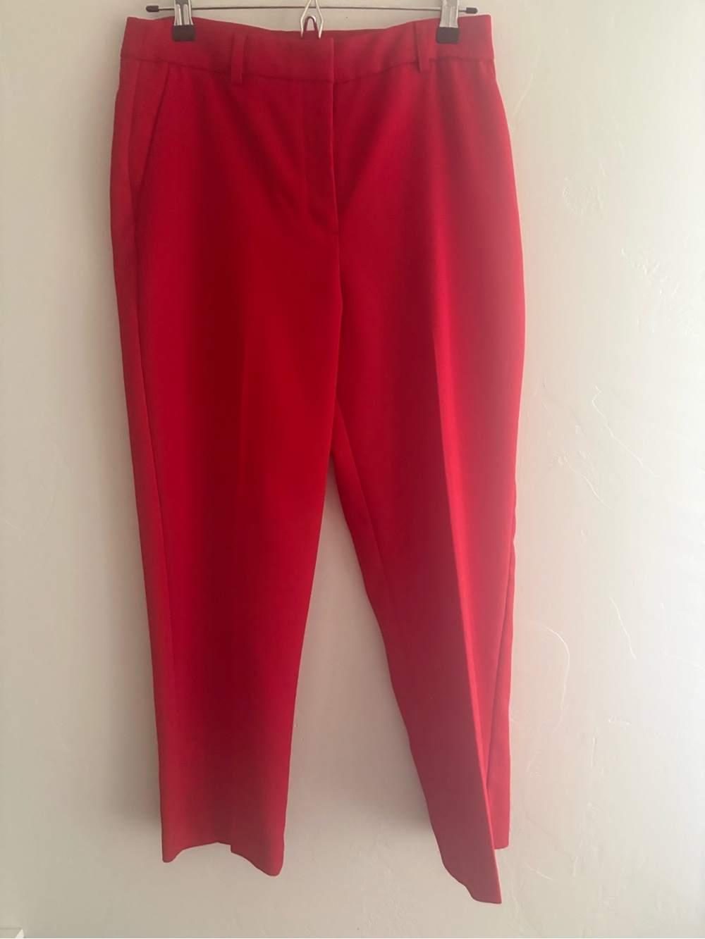 Express Red Editor Straight Ankle Pants - Picture 2 of 11